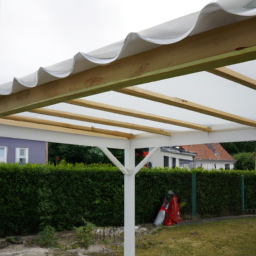 Installation de pergola en PVC Douarnenez